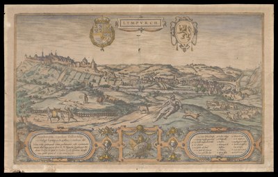 Vue de Limbourg au berger 1574