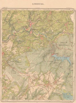 Limbourg - Carte Dépot de Guerre - 1872