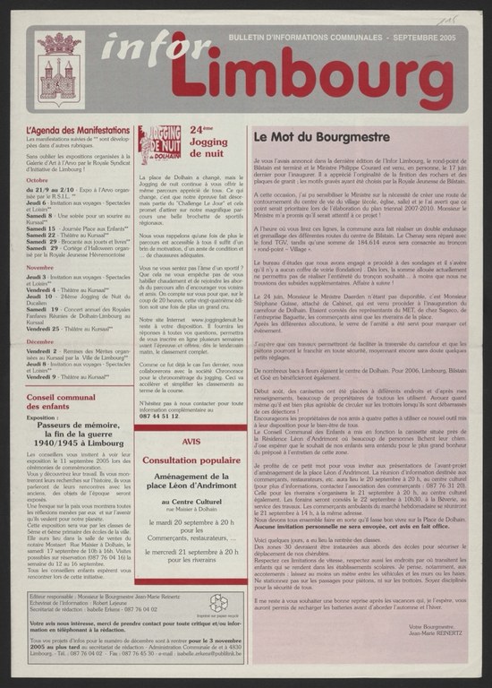 Infor Limbourg - 2005 - Septembre