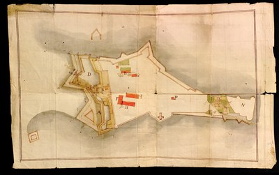 Plan des fortifications de Limbourg 1783