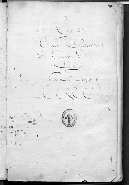 Registre aux patentables de la Ville de Limbourg 1796-1798 - Extrait