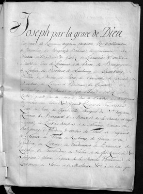 Vente des fortifications et bâtiments militaires de Limbourg. 1784