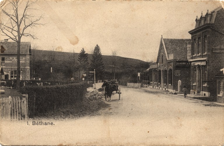 Carte postale avec vue sur le casino de Béthane