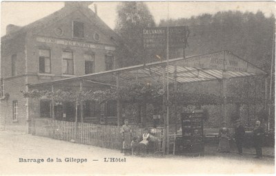 L'hôtel de la Gileppe vers 1910