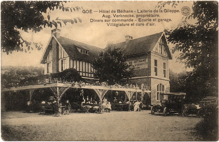 Hôtel de Béthane aussi Laiterie de la Gileppe en 1912