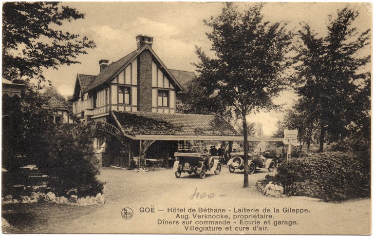 Hôtel de Béthane vers 1920