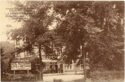 Hôtel restaurant café de Béthane vers 1930