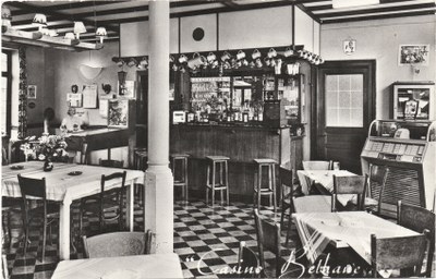 Intérieur du Casino de Béthane vers 1930