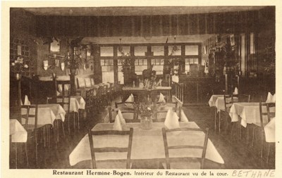 Restaurant Hermine-Bogen vers 1920