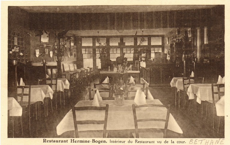 Restaurant Hermine-Bogen vers 1920
