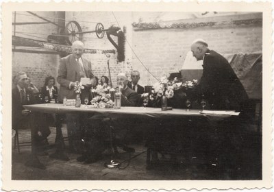 Fernand Malherbe et S. Barla (comptable)
