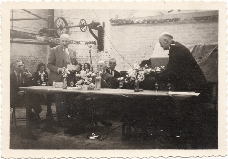 Fernand Malherbe et S. Barla (comptable)