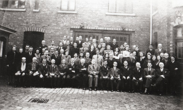 photo du personnel des filatures de Dolhain