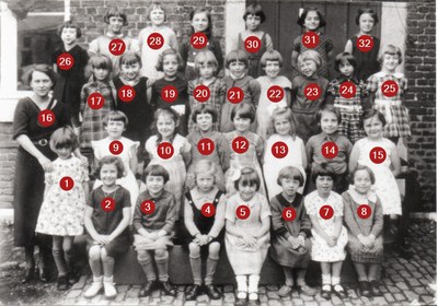 Classe des filles 1950