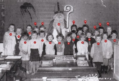 Classe mixte vers 1961