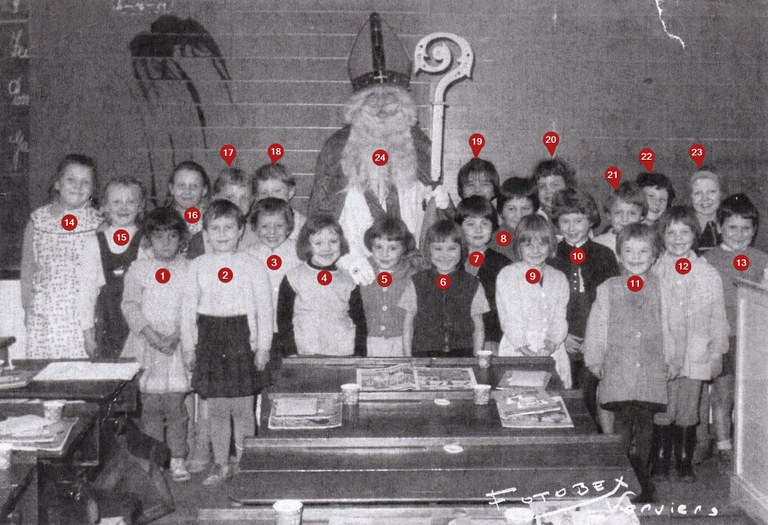 Classe mixte vers 1961
