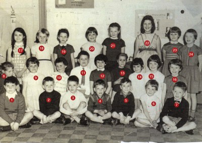 Photo de classe vers 1970