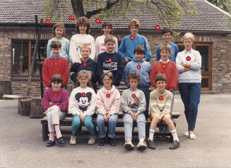 Les 5e et 6e primaires en 1987