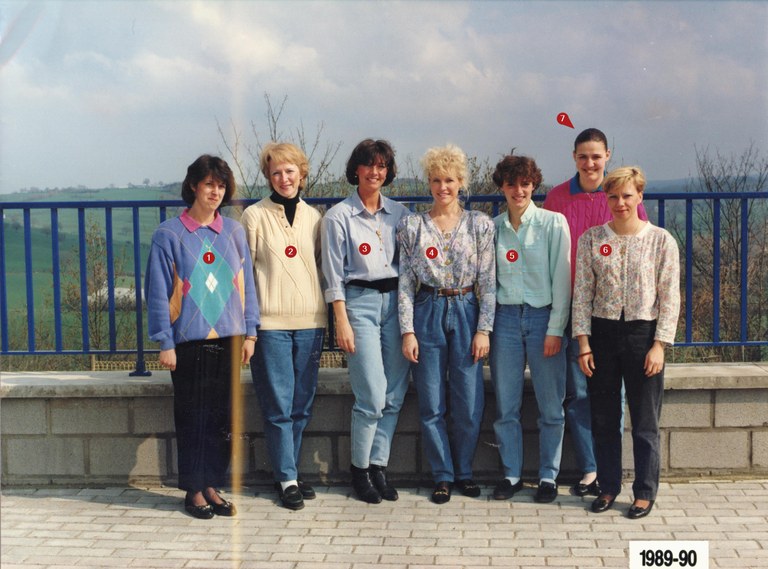 Les enseignantes en 1989-1990