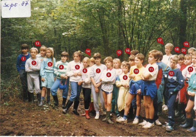 Sortie à Wellin en septembre 1987