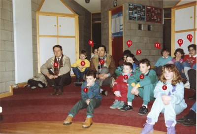 Visite des représentants de Cormaïa (Roumanie) en 1989-90