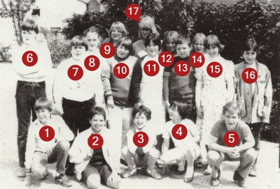 Classe de Madame EVRARD (5° primaire B) 1983-1984