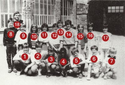 Classe de Monsieur FOGUENNE (5° primaire A) 1983-1984