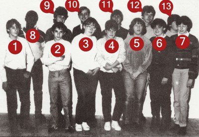 Classe de 3èmes secondaires générales - 1983-1984