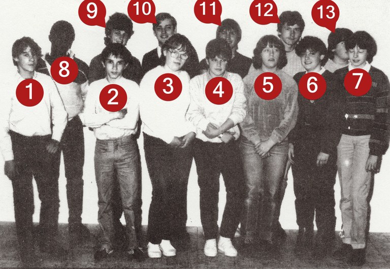 Classe de 3èmes secondaires générales - 1983-1984