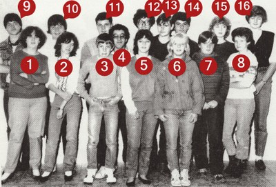 Classe des 3èmes secondaires - technique de qualification - 1983-1984