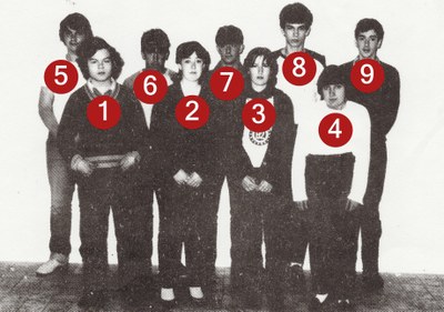 Classe des 4èmes secondaires professionnelles - 1983-1984