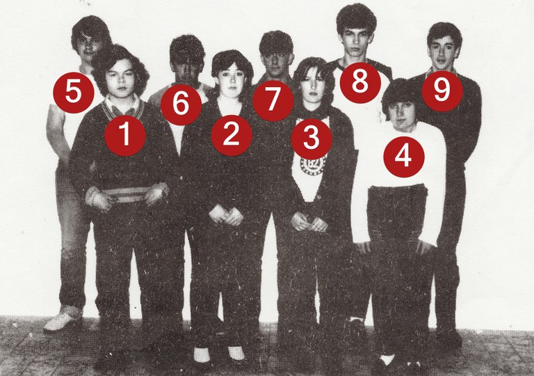 Classe des 4èmes secondaires professionnelles - 1983-1984