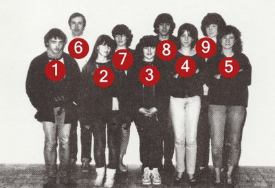 Classe des 4èmes secondaires - technique de qualification - 1983-1984