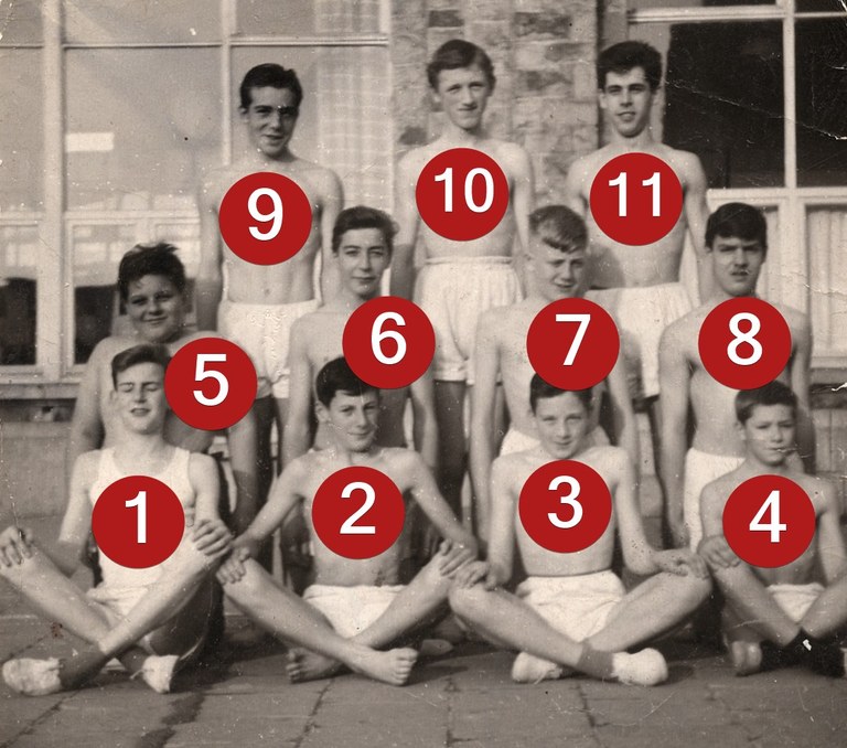 Les 3èmes techiques - 1956-1957 - Cours de sport