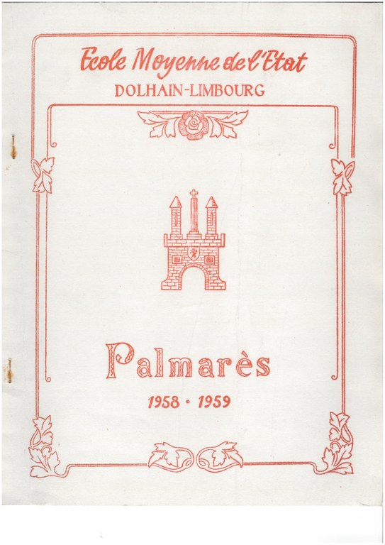 Palmarès - 1958 1959