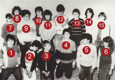 Classe des 1ères secondaires A - 1983-1984