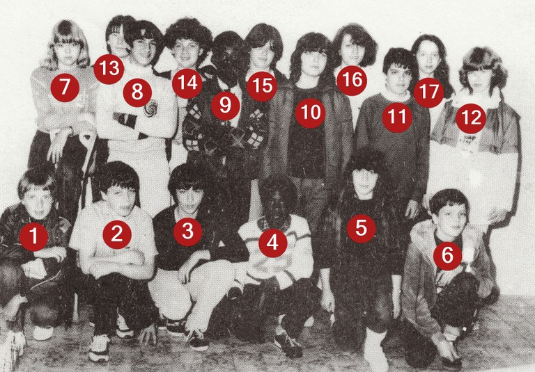 Classe des 1ères secondaires A - 1983-1984