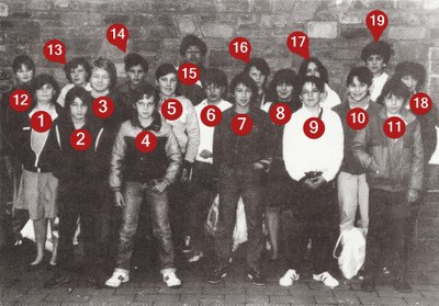 Classe des 1ères secondaires A - 1983-1984