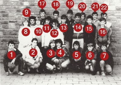 Classe des 2èmes secondaires en formation commune - 1983-1984