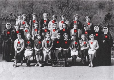 Ecole ménagère en 1956