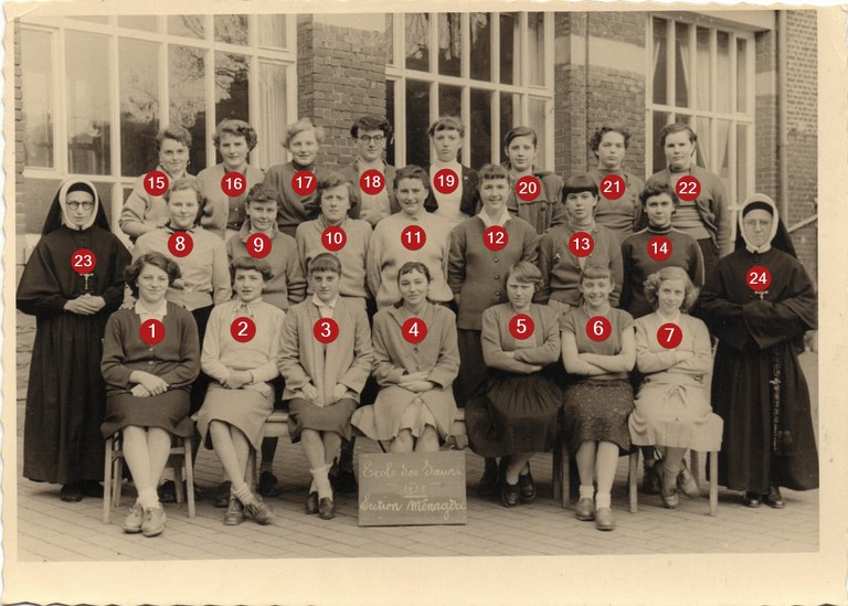 La section ménagère en 1955