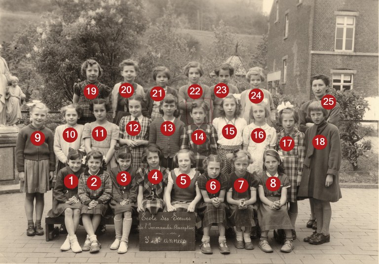 Les 3e et 4e années en 1953