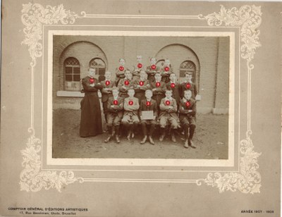 Classe de 4e professionnels en 1907