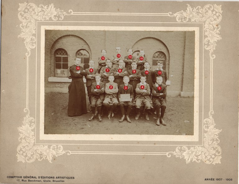 Classe de 4e professionnels en 1907