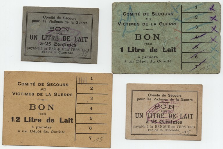 Bons divers pour du lait