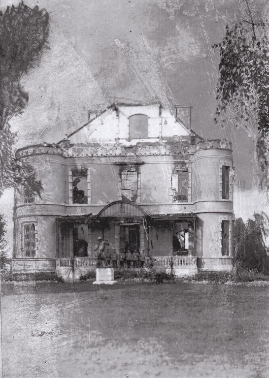 Chateau d'Andrimont détruit