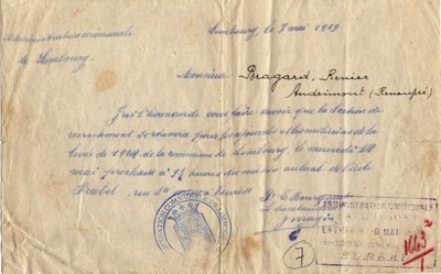 Levée 1914 - Bragard Renier