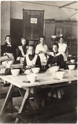 Soupe scolaire pendant la guerre