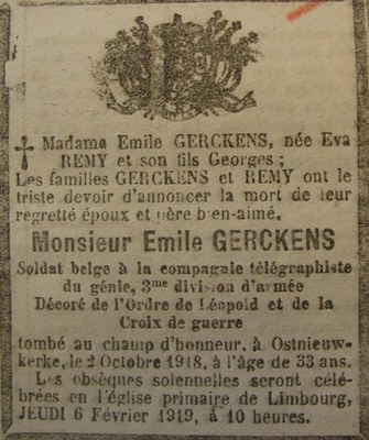 Gerkens Emile (Limbourg)