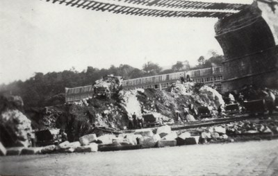 Début de la réparation du Viaduc